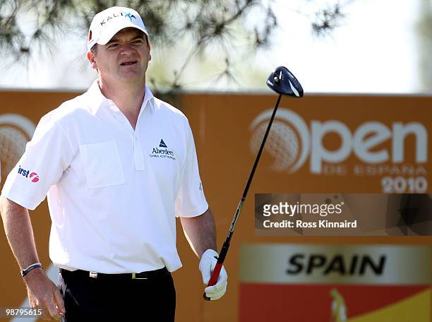 Paul Lawrie of Scotland during the final round of the Open de Espana at the Real Club de Golf de Seville on May 2, 2010 in Seville, Spain.