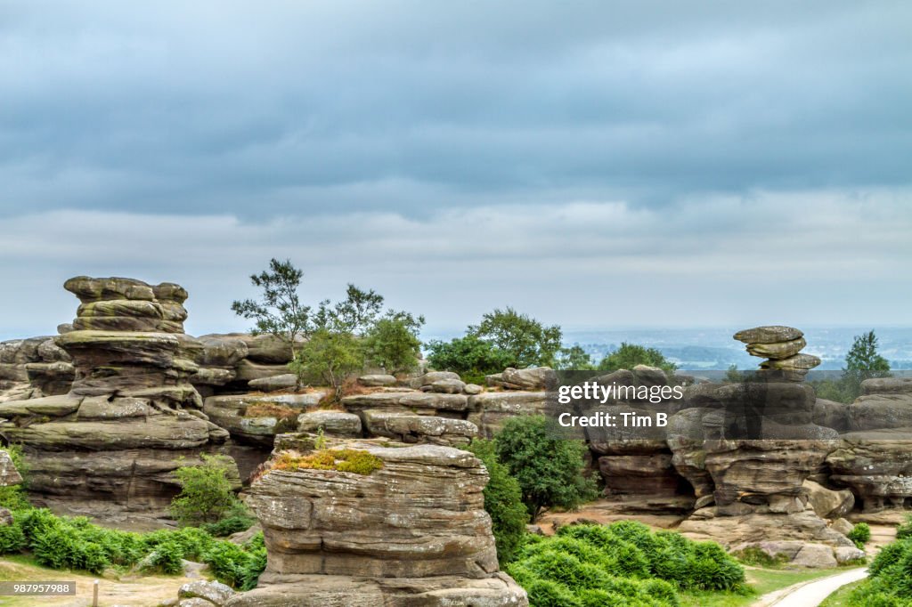 Brumham Rocks Brimham Rocks July High-Res Stock Photo - Getty Images