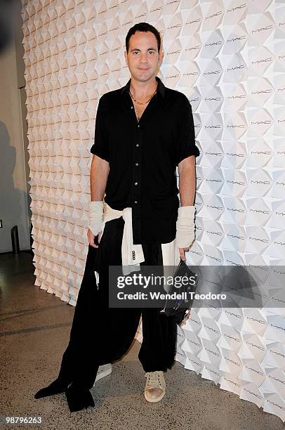 Fashion Designer Fernando Frisoni at the M.A.C Celebrates 15 Years Of Rosemount Australian Fashion Week dinner at Luxe Studios on May 2, 2010 in...