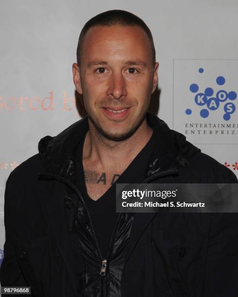 Comedian Dov Davidoff poses at the Children Affected by Aids Foundation's "A Night of Comedy" at Saban Theatre on May 1, 2010 in Beverly Hills,...