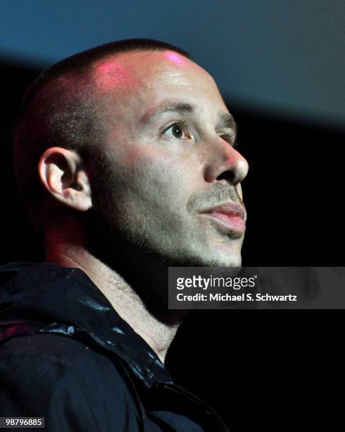 Comedian Dov Davidoff performs at the Children Affected by Aids Foundation's "A Night of Comedy" at Saban Theatre on May 1, 2010 in Beverly Hills,...