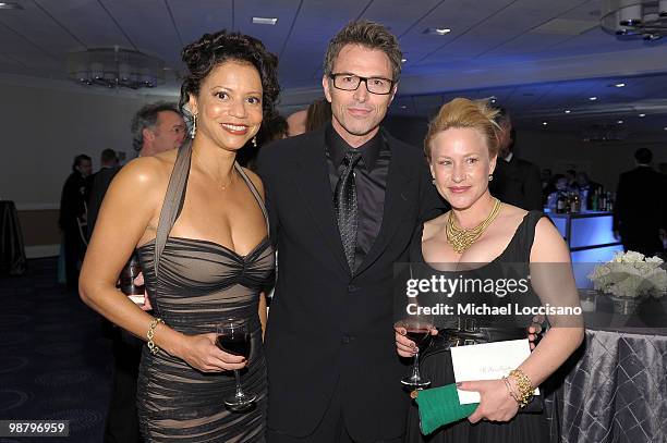 Gloria Ruben, Tim Daly and Patricia Arquette attend the TIME/CNN/People/Fortune 2010 White House Correspondents' dinner pre-party at Hilton...