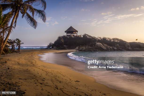 tayrona parc columbia - colombia beach stock pictures, royalty-free photos & images