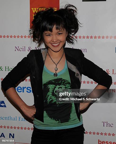 Actress Tania Gunadi poses at the Children Affected by Aids Foundation's "A Night of Comedy" at Saban Theatre on May 1, 2010 in Beverly Hills,...