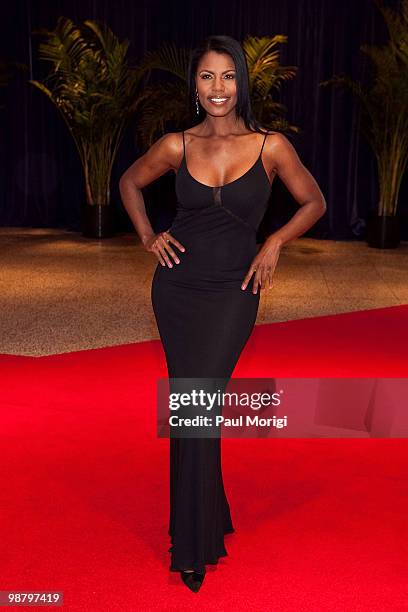 Omarosa Manigault-Stallworth arrives at the 2010 White House Correspondents' Association Dinner at the Washington Hilton on May 1, 2010 in...