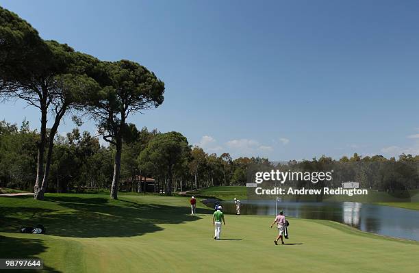 General view during the final round of the Turkish Airlines Challenge hosted by Carya Golf Club on May 2, 2010 in Belek, Turkey.