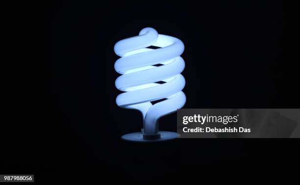 into the darkness ii - energy efficient lightbulb bildbanksfoton och bilder