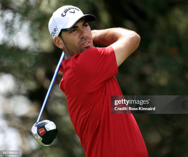 Alvaro Quiros of Spain during the final round of the Open de Espana at the Real Club de Golf de Seville on May 2, 2010 in Seville, Spain.