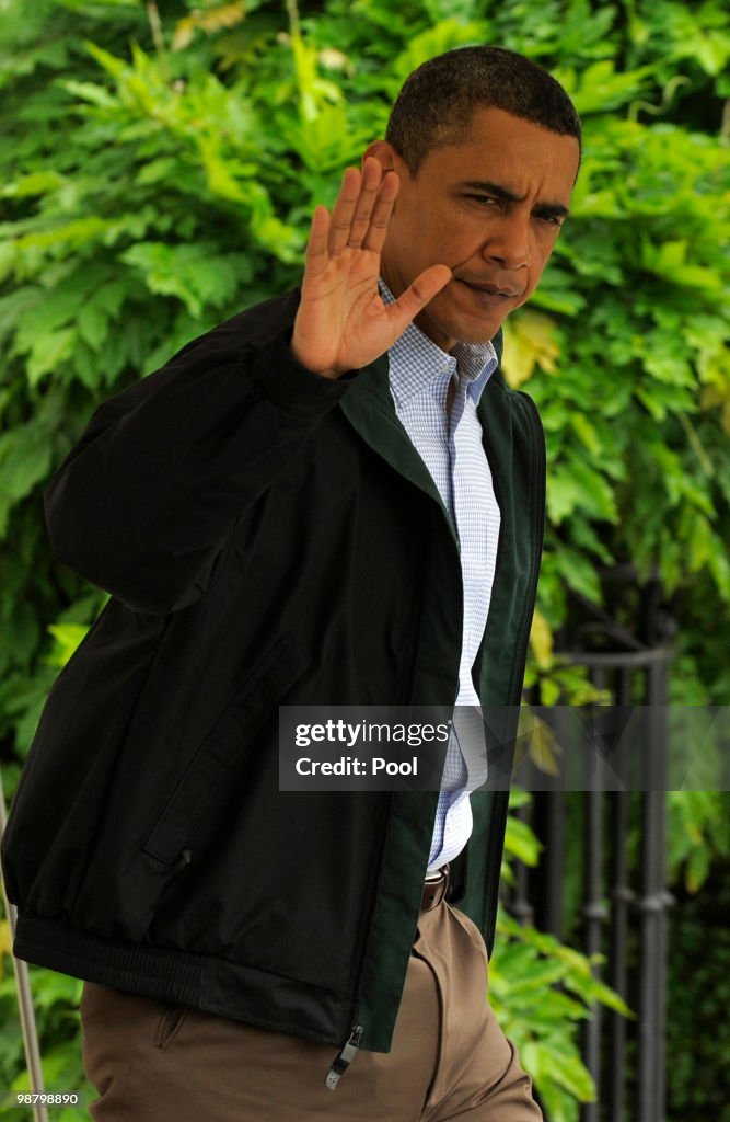 President Obama Departs Washington For Gulf Of Mexico