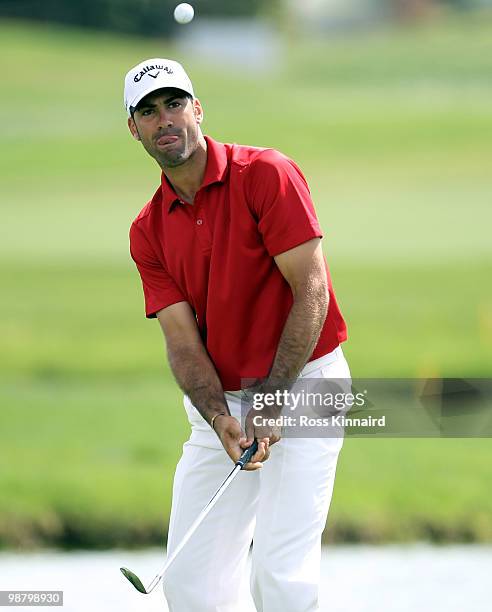 Alvaro Quiros of Spain during the final round of the Open de Espana at the Real Club de Golf de Seville on May 2, 2010 in Seville, Spain.