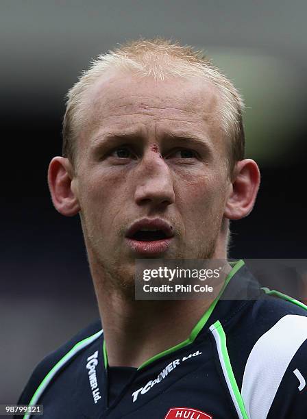 Shaun Briscoe of Hull Kingston Rovers looks on during the Engage Rugby Super League Magic Weekend match between St Helens and Hull Kingston Rovers at...