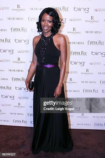 Malinda Williams attends the White House Correspondents' Association dinner after party hosted by Niche Media and Capitol File magazine at The...