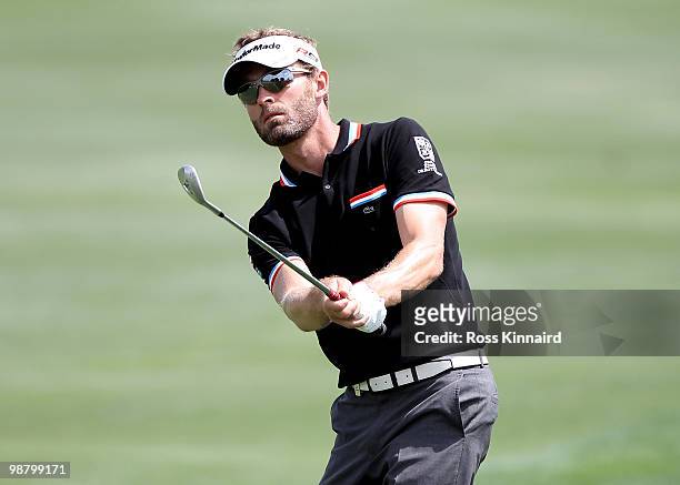 Raphael Jacquelinof France during the final round of the Open de Espana at the Real Club de Golf de Seville on May 2, 2010 in Seville, Spain.