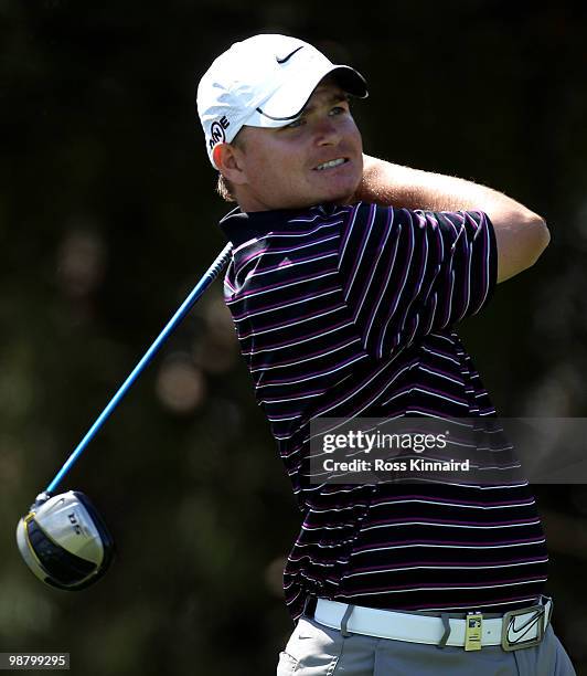 Jamie Donaldson of Wales during the final round of the Open de Espana at the Real Club de Golf de Seville on May 2, 2010 in Seville, Spain.