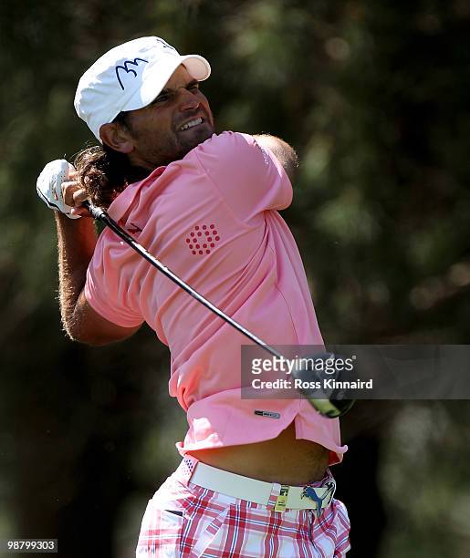 Johan Edfors of Sweden during the final round of the Open de Espana at the Real Club de Golf de Seville on May 2, 2010 in Seville, Spain.