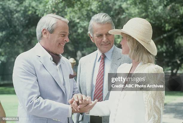 Fallon" which aired on October 17, 1984. KEVIN MCCARTHY;JOHN FORSYTHE;LINDA EVANS