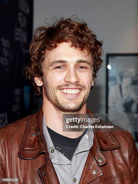 Director/actor James Franco attends the "Saturday Night" premiere during the 9th Annual Tribeca Film Festival>> at the Directors Guild Theatre on May...