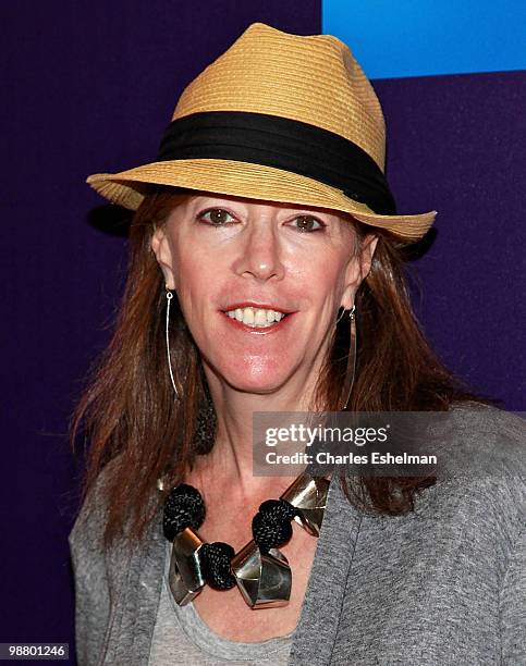 Co-founder Jane Rosenthal attends the "Saturday Night" premiere during the 9th Annual Tribeca Film Festival>> at the Directors Guild Theatre on May...