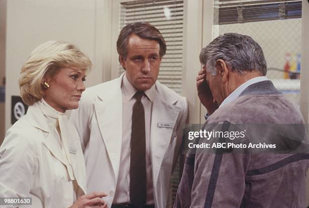 Krystina" which aired on December 5, 1984. BIBI BESCH;DENNIS HOWARD;JOHN FORSYTHE