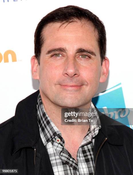 Steve Carell attends Lollipop theater network's 2nd annual game day at Nickelodeon Animation Studio on May 2, 2010 in Burbank, California.