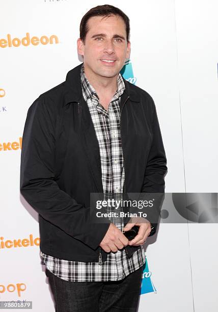 Steve Carell attends Lollipop theater network's 2nd annual game day at Nickelodeon Animation Studio on May 2, 2010 in Burbank, California.