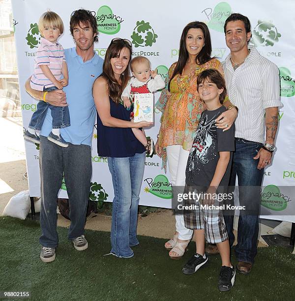 Max Sutter, TV personalities Ryan Sutter and Trista Sutter, Blakesley Grace Sutter, and Jaclyn Nesheiwat, Jagger Stapp, and musician Scott Stapp of...