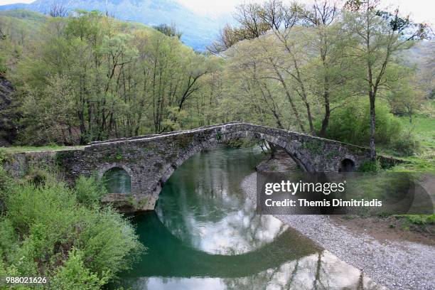 the stone bridge - themis stock pictures, royalty-free photos & images