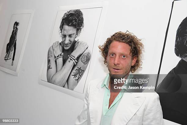 Lapo Elkann attends the Francesco Carrozzini photo exhibition at Diane Von Furstenberg Gallery on May 2, 2010 in New York City.