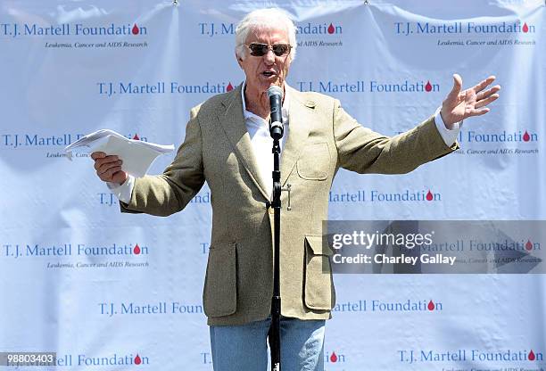 Actor Dick Van Dyke attends the 2nd Annual T.J. Martell Foundation's Family Day at CBS studio on May 2, 2010 in Studio City, California.