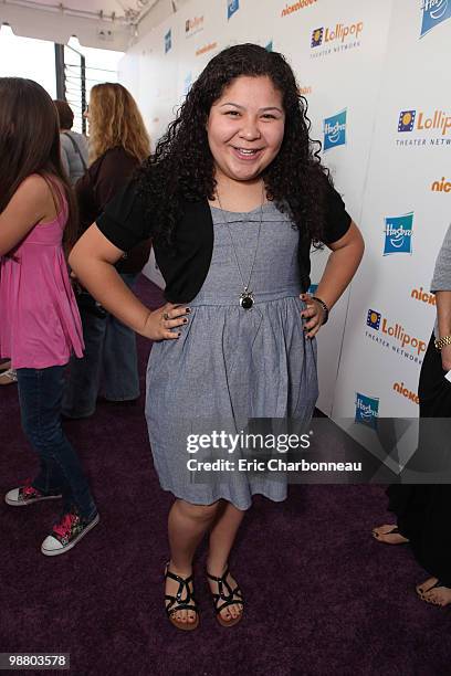 Raini Rodriguez at Lollipop Theater 2nd Annual Game Day on May 05, 2010 at Nickelodeon Animation Studio in Burbank, California.