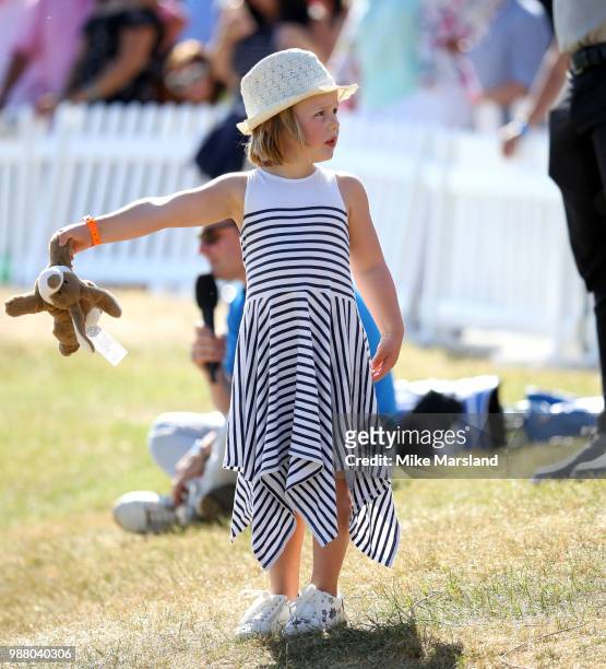 Mia Tindall during the 2018 'Celebrity Cup' at Celtic Manor Resort on June 30, 2018 in Newport, Wales.