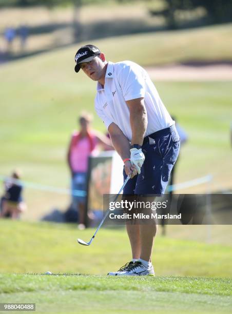 Mike Tindall during the 2018 'Celebrity Cup' at Celtic Manor Resort on June 30, 2018 in Newport, Wales.