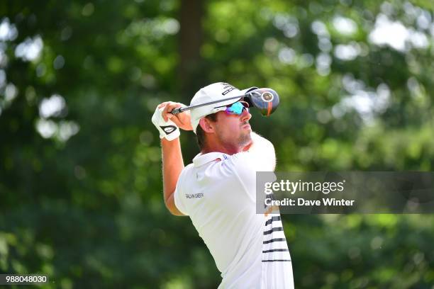 Alexander BJORK of Sweden during the HNA French Open on June 30, 2018 in Saint-Quentin-en-Yvelines, France.