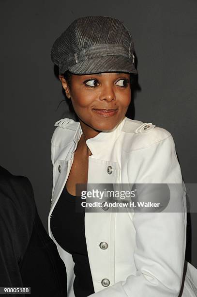 Musician Janet Jackson attends Art of Elysium "Bright Lights" with VERSUS by Donatella Versace and Christopher Kane at Milk Studios on April 30, 2010...