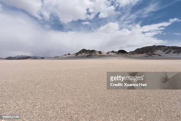 desert landscape - terra brulla foto e immagini stock