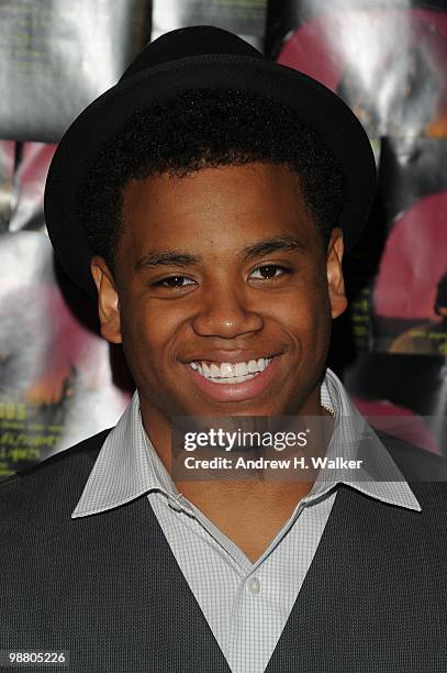 Actor Tristan Wilds attends Art of Elysium "Bright Lights" with VERSUS by Donatella Versace and Christopher Kane at Milk Studios on April 30, 2010 in...