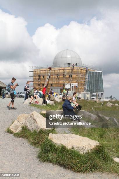 June 2018, Germany, Brocken: After a lengthy reconstruction phase, part of the exhibition which was created according to a new concept, was opened on...