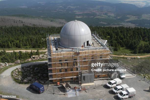 June 2018, Germany, Brocken: After a lengthy reconstruction phase, part of the exhibition which was created according to a new concept, was opened on...