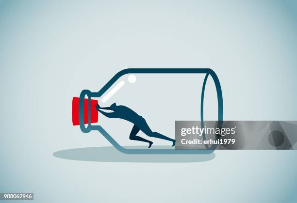 blocking - cork stopper stock illustrations