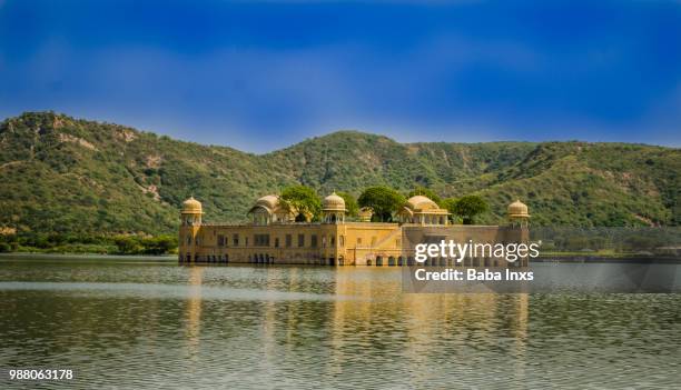 jal mahal jaipur - jal mahal stock pictures, royalty-free photos & images