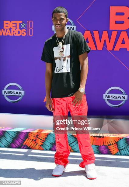 Christian Combs arrives to the 2018 BET Awards held at Microsoft Theater on June 24, 2018 in Los Angeles, California.