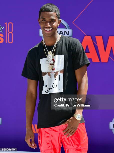 Christian Combs arrives to the 2018 BET Awards held at Microsoft Theater on June 24, 2018 in Los Angeles, California.