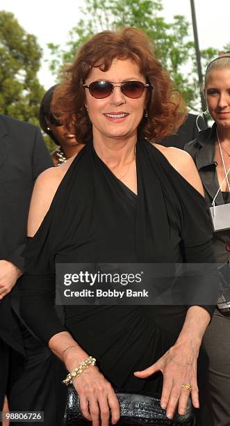 Susan Sarandon attends the 3rd Annual New Jersey Hall of Fame Induction Ceremony at the New Jersey Performing Arts Center on May 2, 2010 in Newark,...