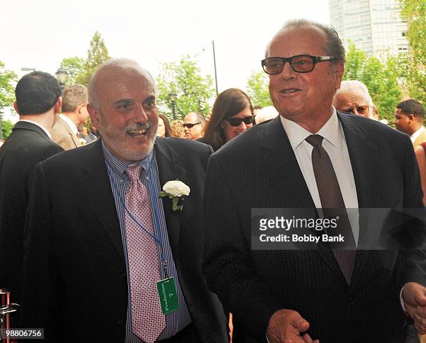 Don Jay Smith, Executive Director of the New Jersey Hall of Fame and Jack Nicholson attend the 3rd Annual New Jersey Hall of Fame Induction Ceremony...