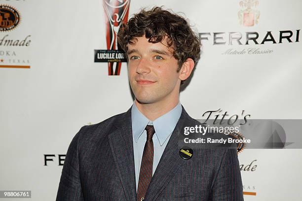 Outstanding Actor Recipient Michael Urie attends the 2010 Lucille Lortel Awards at Terminal 5 on May 2, 2010 in New York City.