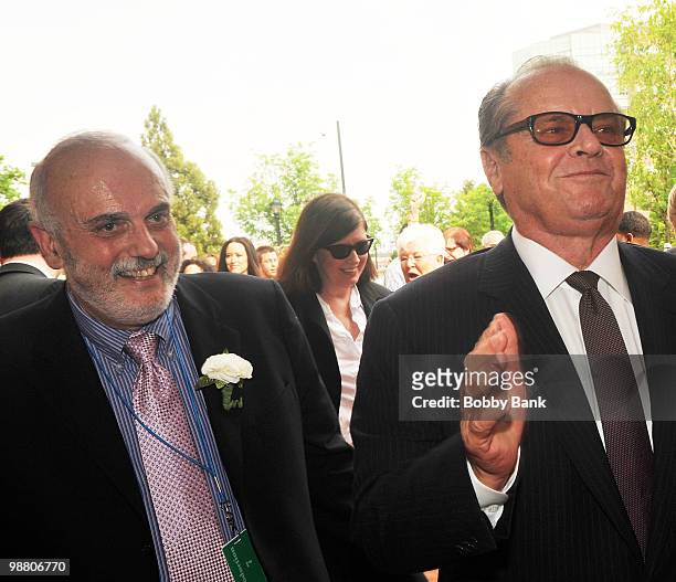 Don Jay Smith, Executive Director of the New Jersey Hall of Fame and Jack Nicholson attend the 3rd Annual New Jersey Hall of Fame Induction Ceremony...