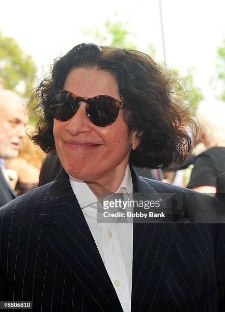 Novelist Fran Lebowitz attends the 3rd Annual New Jersey Hall of Fame Induction Ceremony at the New Jersey Performing Arts Center on May 2, 2010 in...