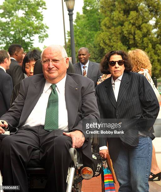 Michael Graves and Fran Lebowitz attend the 3rd Annual New Jersey Hall of Fame Induction Ceremony at the New Jersey Performing Arts Center on May 2,...