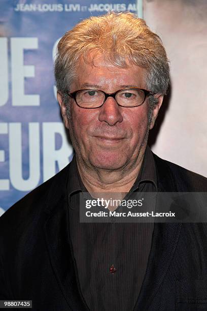 Claude Miller poses for the premiere of " "Je suis heureux que ma mère soit vivante" at UGC Cine Cite des Halles on September 29, 2009 in Paris,...