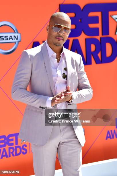 Arrives to the 2018 BET Awards held at Microsoft Theater on June 24, 2018 in Los Angeles, California.